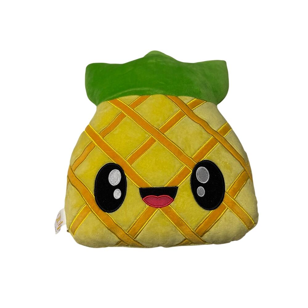 Smillows scented pillow pinapple yellow velvety feel squishy texture 14x16” euc